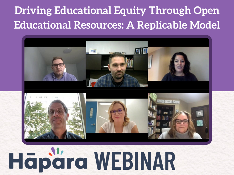 Driving Educational Equity Through Open Educational Resources